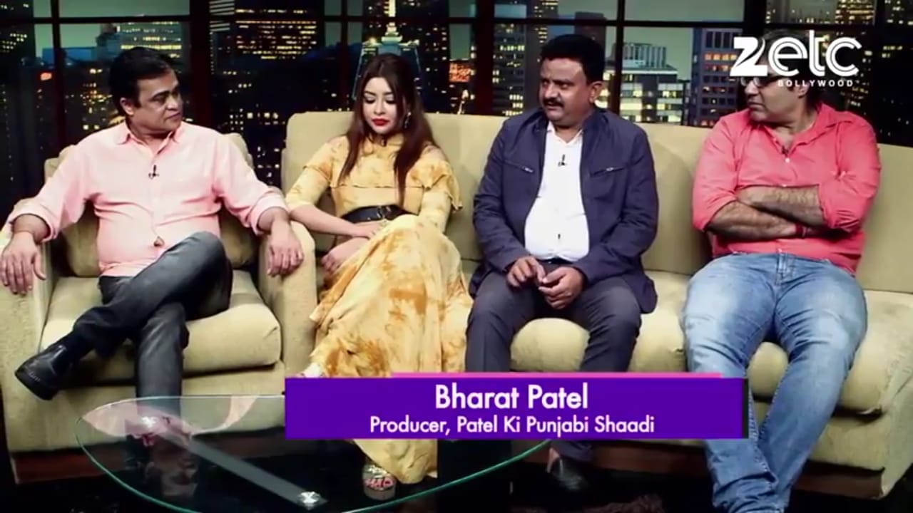 Bharat Patel with Komal nahta