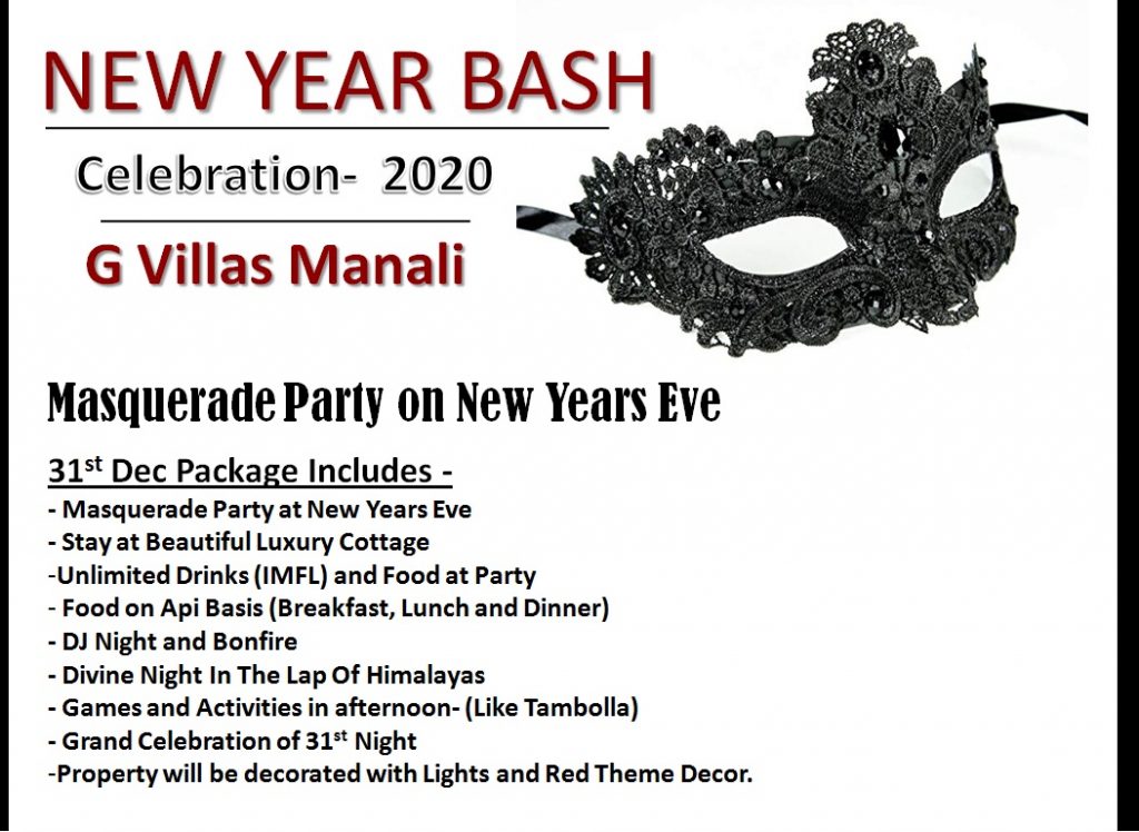 New Year Mask Party e
