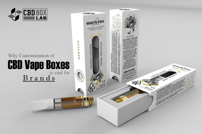 Why Customization of CBD Vape Boxes Is Vital For Brands