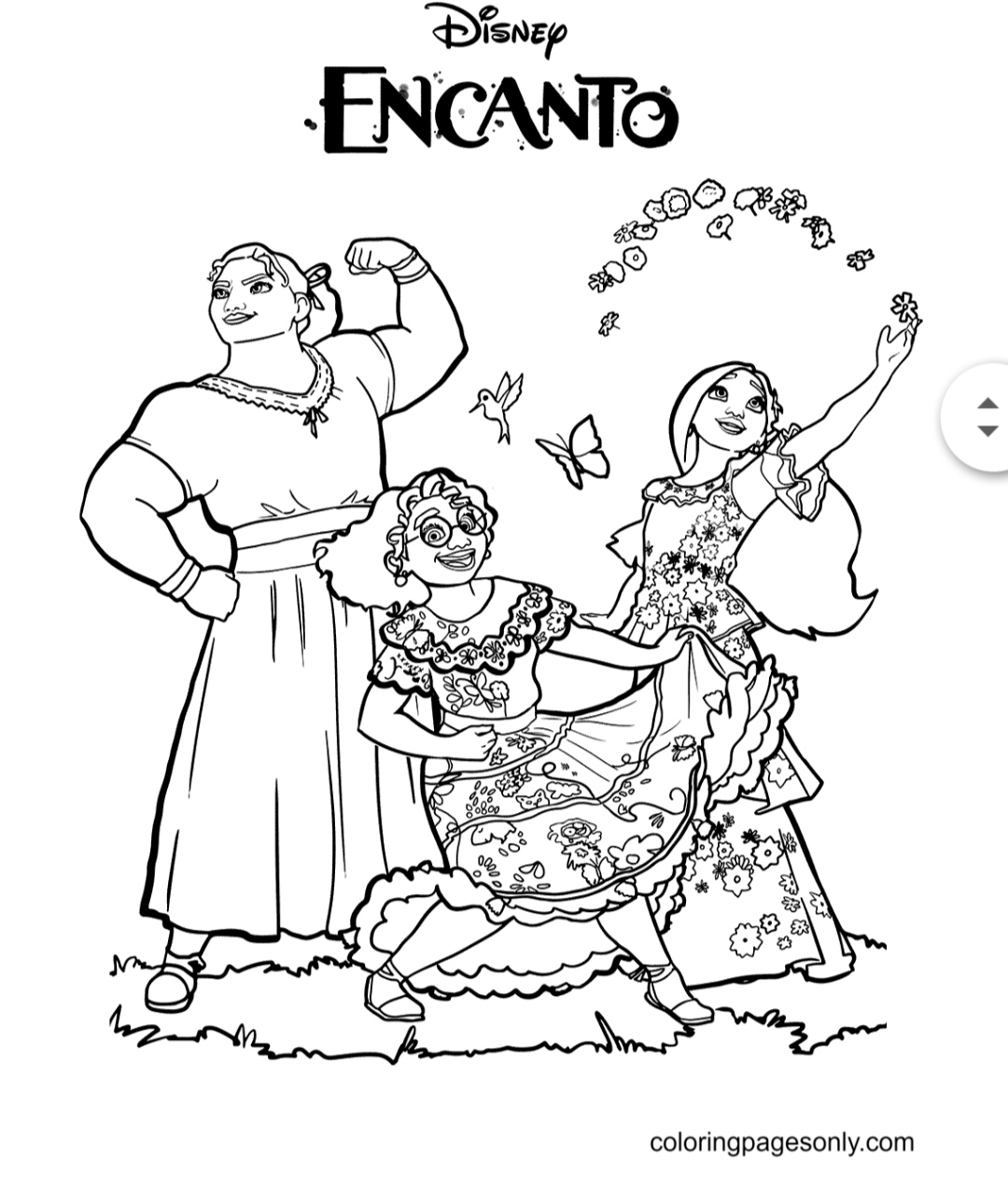 Printable Encanto coloring sheets | Printable Encanto coloring sheets