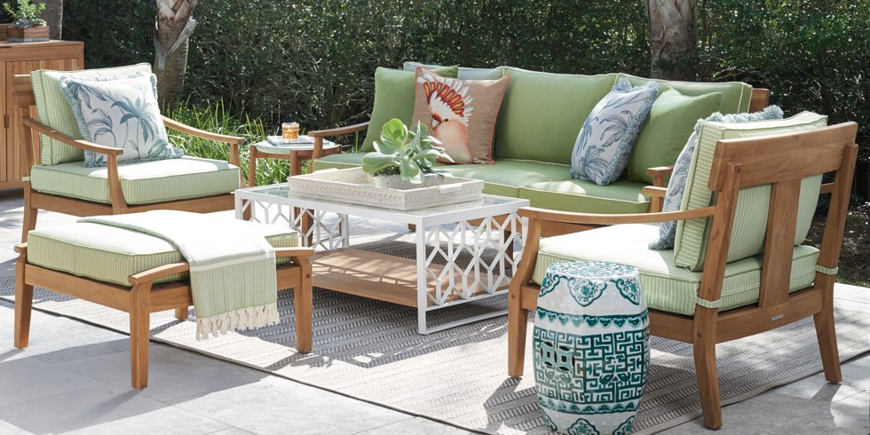 Outdoor furniture cushions