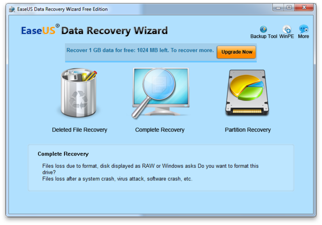 EaseUS Data Recover: A Free Data Recovery Software