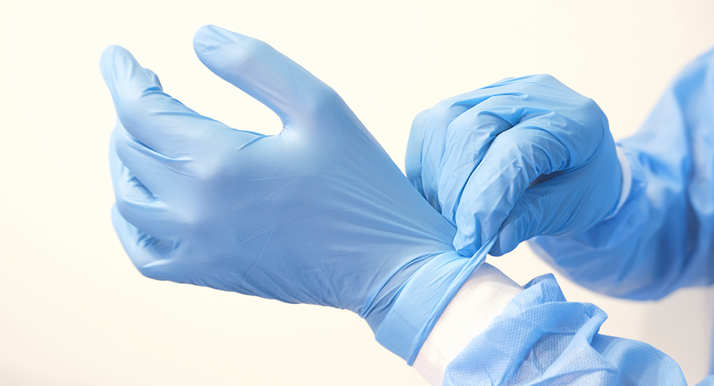 Protect your hands with latex gloves!