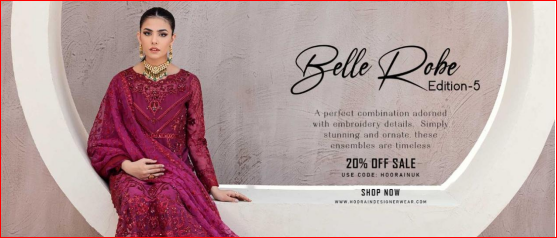 Buy Top Pakistani Designer Eid collection 2023 at Hoorain Designer Wear