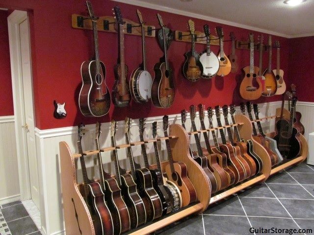 Wall Mounts for Guitar Storage and Organization