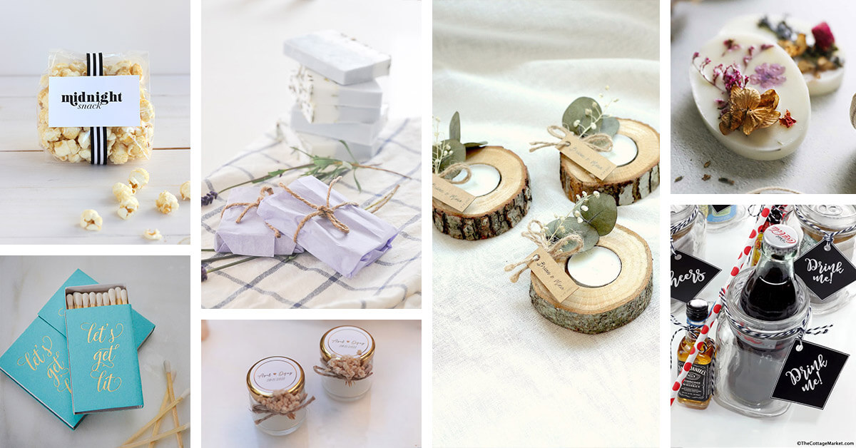 Unique DIY Wedding Favors Your Guests Will Love