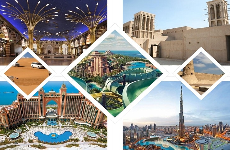 The tourism industry and attractions in Dubai