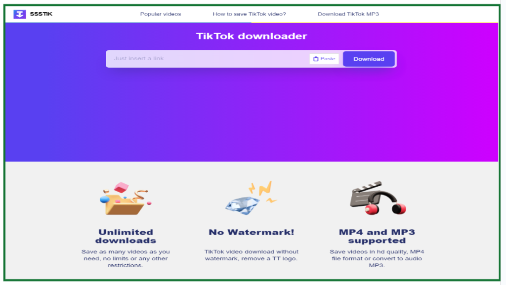 ssstik.io: The Best TikTok Video Downloader for TikTokers