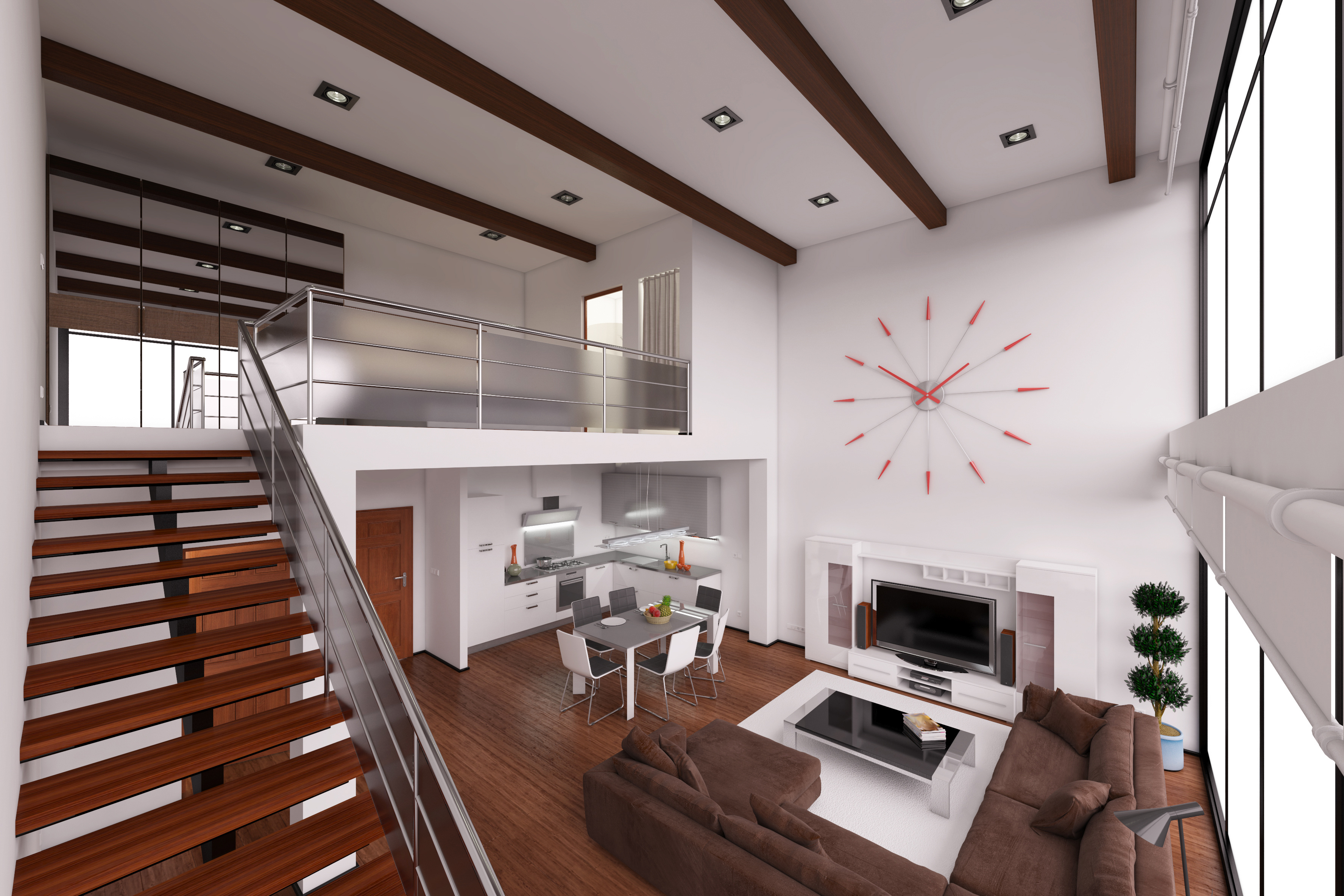 Maximizing Space In Modern Loft Designs