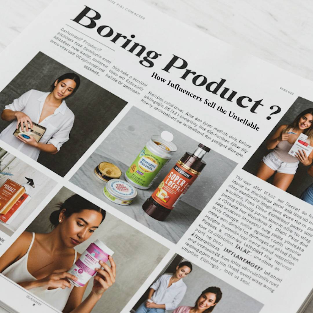 Boring Product? No Problem. How Influencers Sell the Unsellable