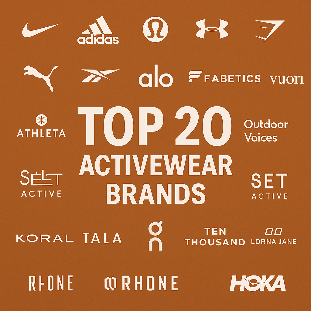 Top 20 Activewear Brands in 2025: Where Performance Meets Style