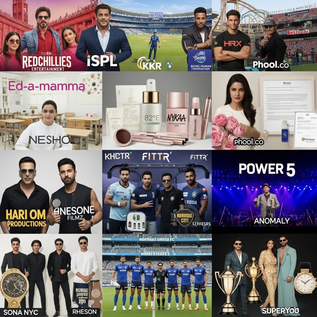 Top 24 Bollywood Celebrities & Their Business Ventures (2025)