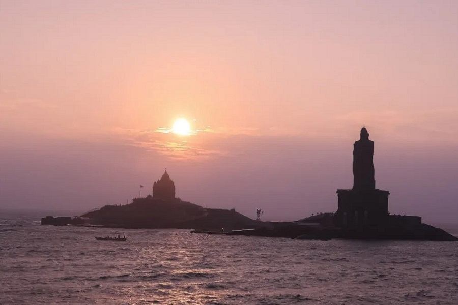 Sunrise & Sunset View Point, Kanyakumari