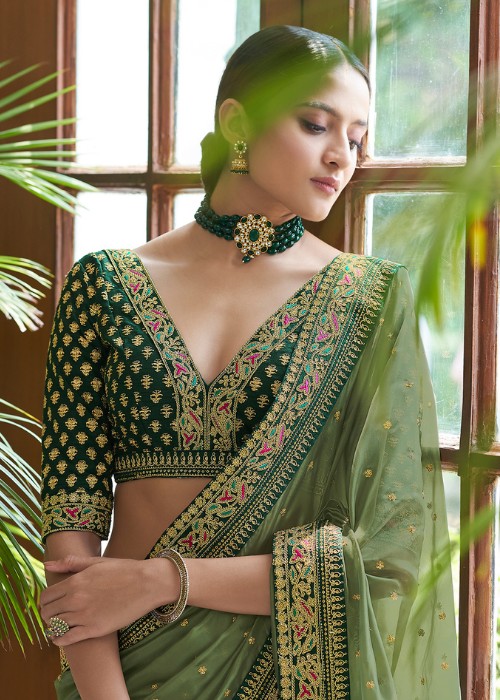 15 Stunning Organza Saree Blouse Designs to Elevate Your 2025 Look