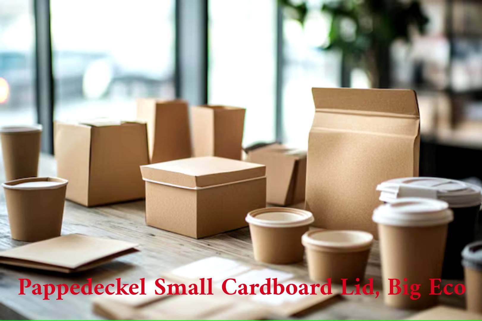 Pappedeckel Small Cardboard Lid, Big Eco Impact