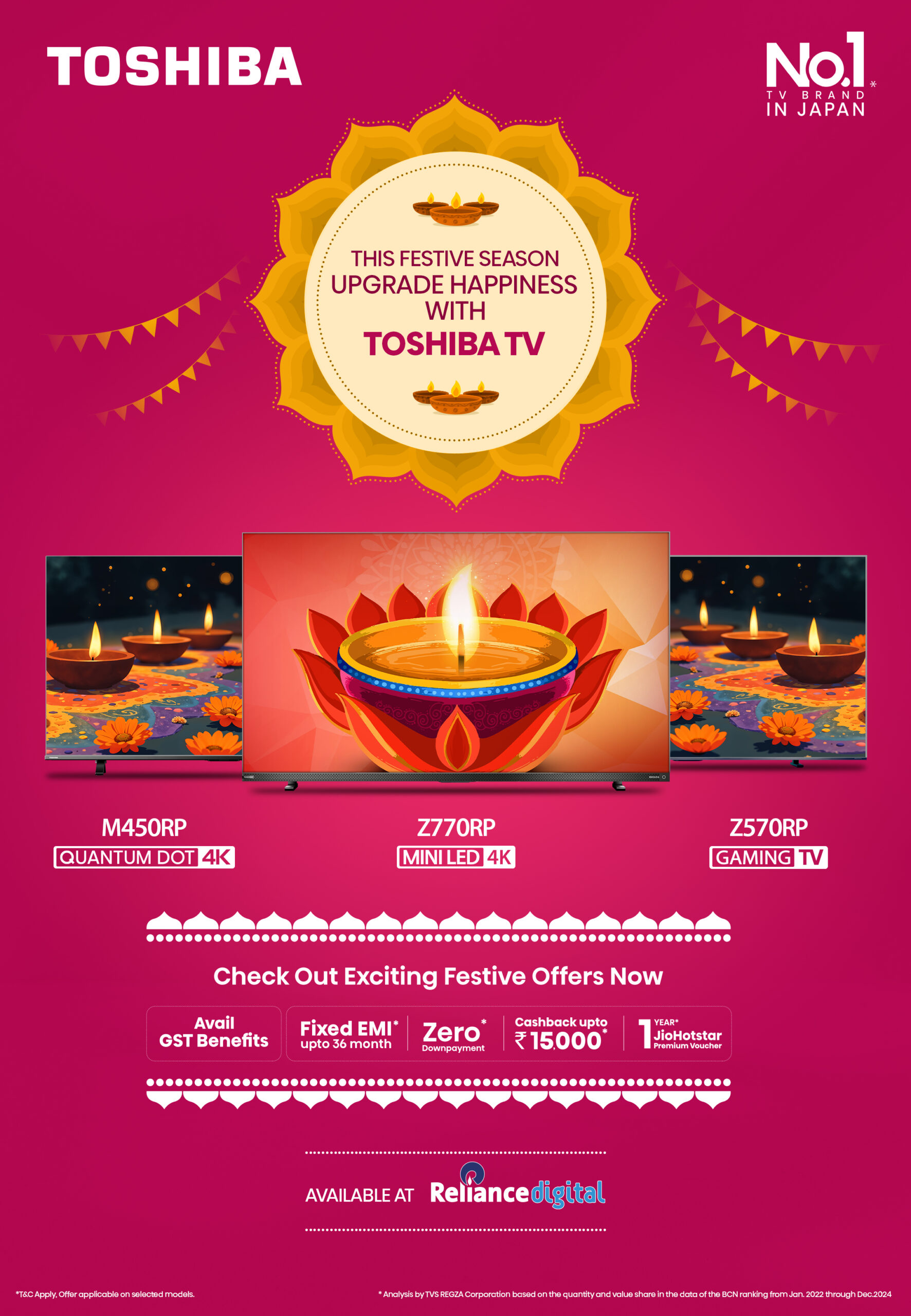 Toshiba Brings Festive Cheer with Exciting Offers on Premium TVs