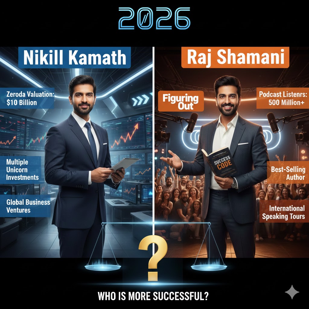 Nikhil Kamath vs Raj Shamani: Who Is More Successful in 2026?