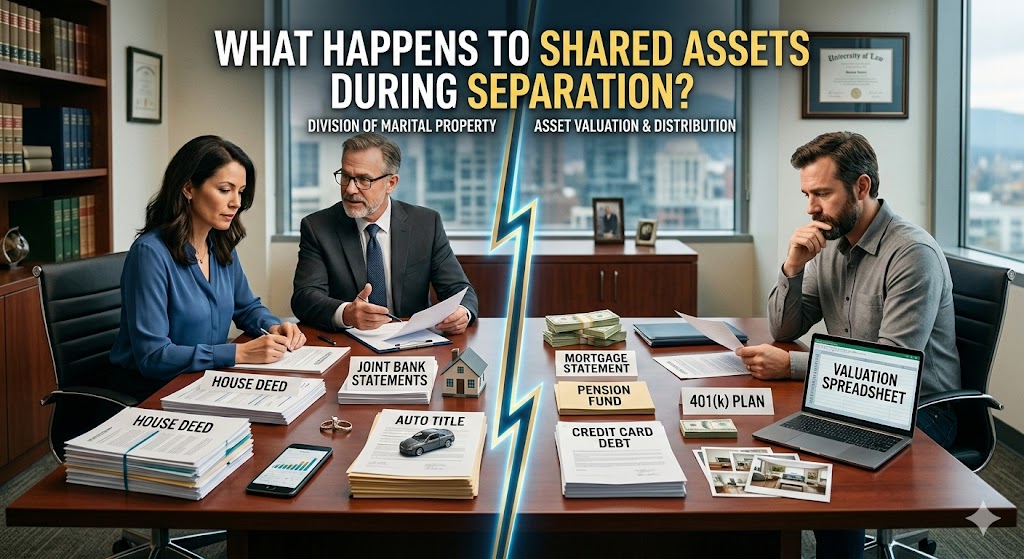 What Happens to Shared Assets During Separation