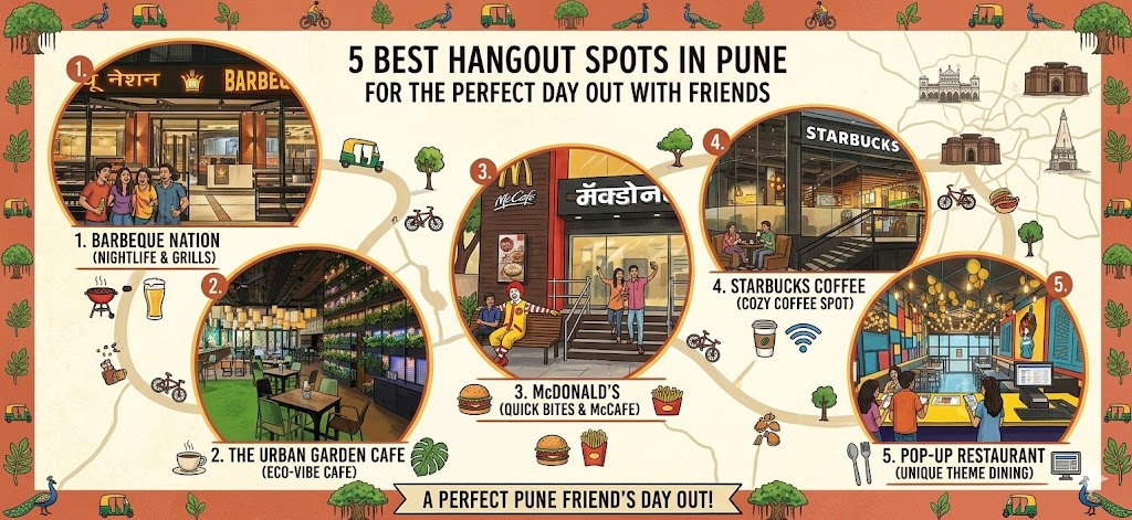 5 Best Hangout Spots in Pune for the Perfect Day Out with Friends