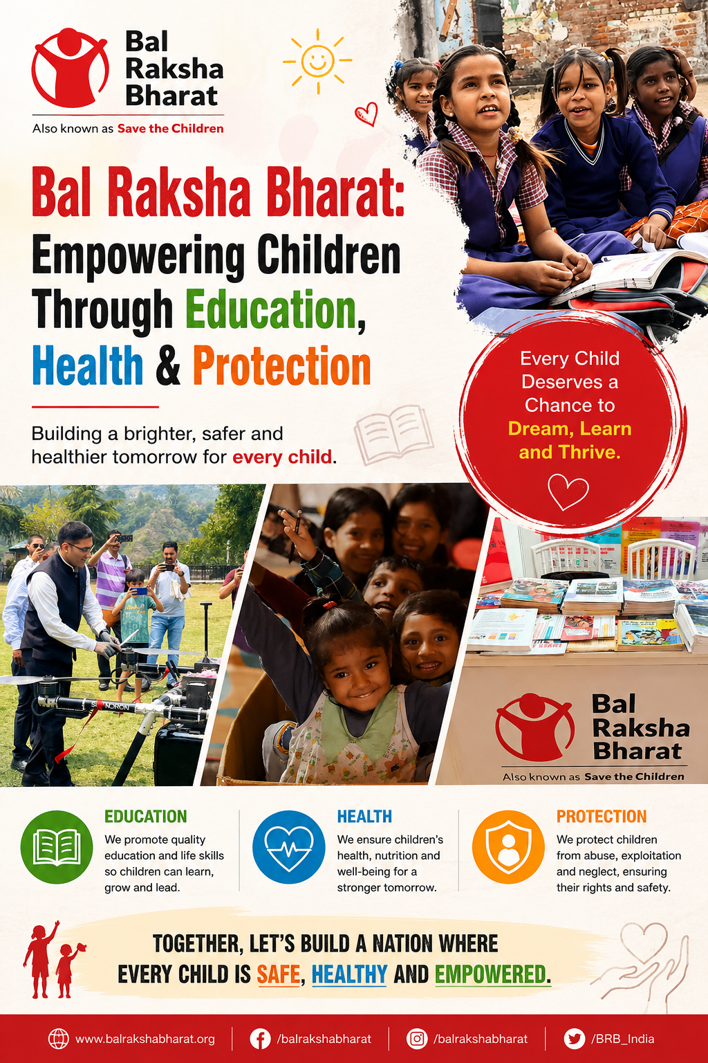 Bal Raksha Bharat: Empowering Children Through Education, Health & Protection