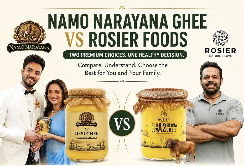 Namo Narayana Ghee vs Rosier Foods