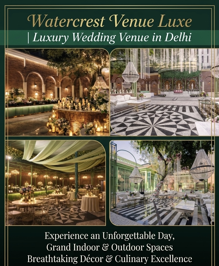 Watercrest Venue Luxe | Luxury Wedding Venue in Delhi